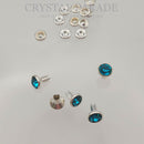 Preciosa Rivet with Maxima Crystal - Blue Zircon