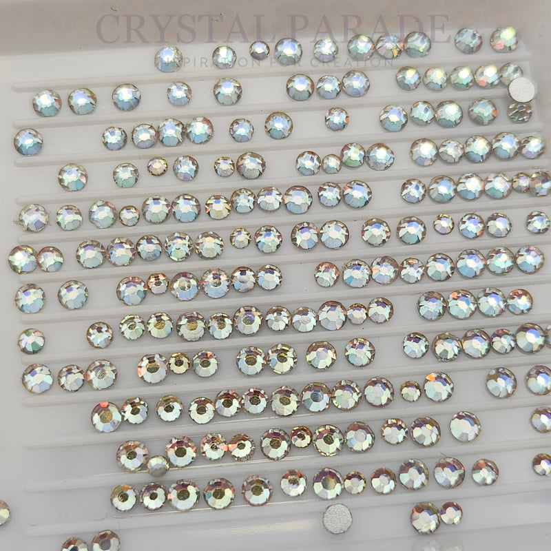 Zodiac Crystals Mixed Sizes Pack of 200 - Blush White Shine
