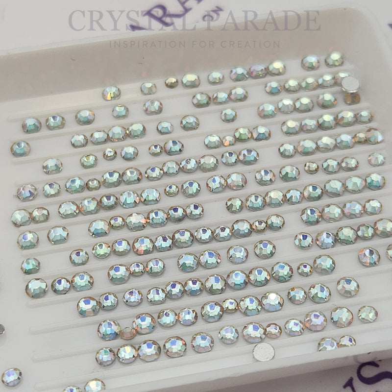 Zodiac Crystals Mixed Sizes Pack of 200 - Blush White Shine