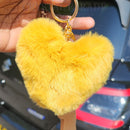 Diamante Teddy Keyring with Pom Pom
