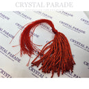 Limited Edition - Zodiac Bugle Bead Dropper Bunch - Medium Siam