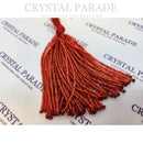 Limited Edition - Zodiac Bugle Bead Dropper Bunch - Medium Siam