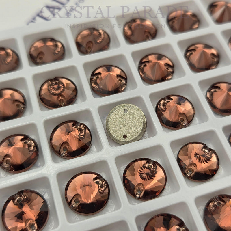 Zodiac Rivoli Sew on Stone - Burgundy