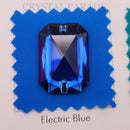 Zodiac Sew on Stone Emerald Cut - Capri Blue
