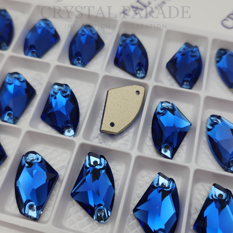 Zodiac Crystal Galactic Sew on Stone - Capri Blue