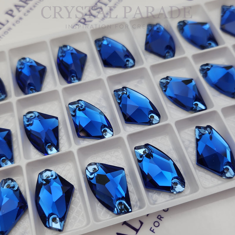 Zodiac Crystal Galactic Sew on Stone - Capri Blue