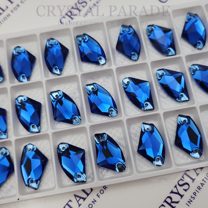 Zodiac Crystal Galactic Sew on Stone - Capri Blue