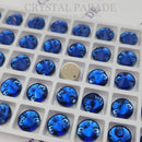 Zodiac Rivoli Sew on Stone - Capri Blue