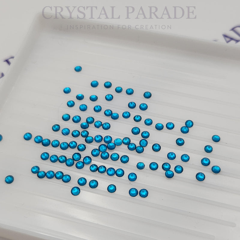 Luna Non Hotfix Rhinestones - SS6 Capri Blue (Wholesale)
