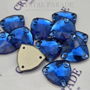 Zodiac Sew on Stone Trilliant - Capri Blue