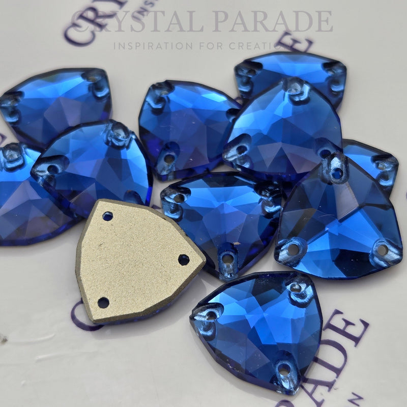 Zodiac Sew on Stone Trilliant - Capri Blue