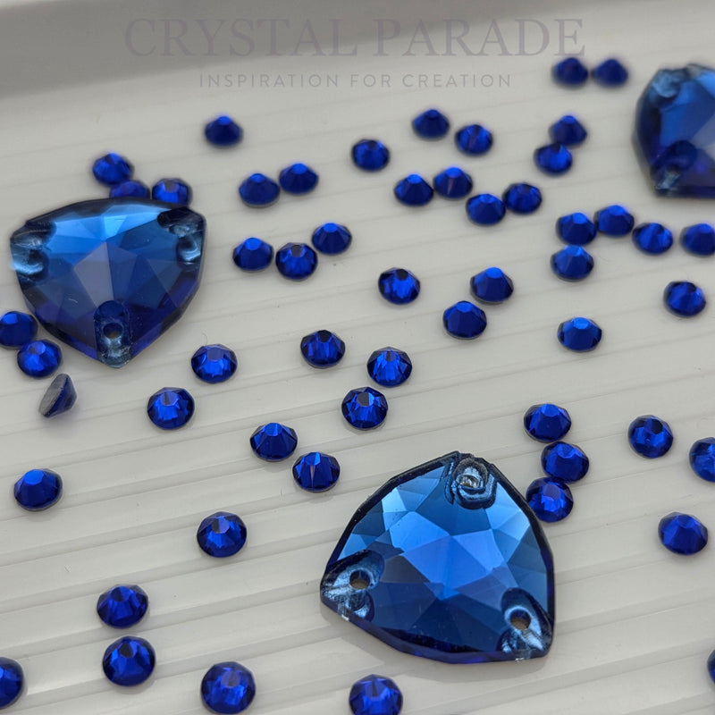 Zodiac Sew on Stone Trilliant - Capri Blue