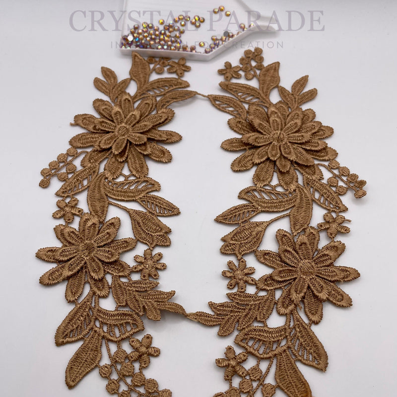 Zodiac Costume Applique Pair - Caramel