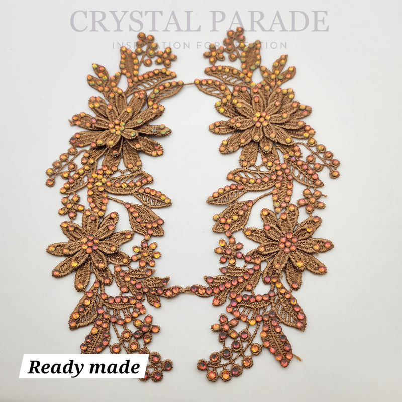 Zodiac Costume Applique Pair - Caramel