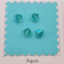 Preciosa Bicone Bead Caribbean Sea AB