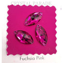 Zodiac Crystal Navette Sew on Stone - Cerise
