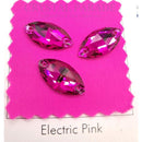 Zodiac Crystal Navette Sew on Stone - Cerise