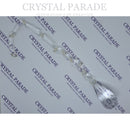 Chandelier Components - 45mm Clear Peardrop