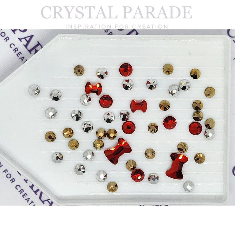 Zodiac Crystal Mix - Christmas Wrapping x50