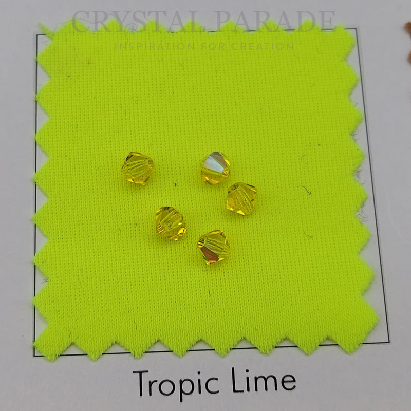 Preciosa Bicone Bead Citrine AB
