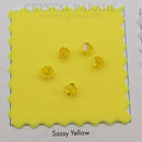 Preciosa Bicone Bead Citrine AB