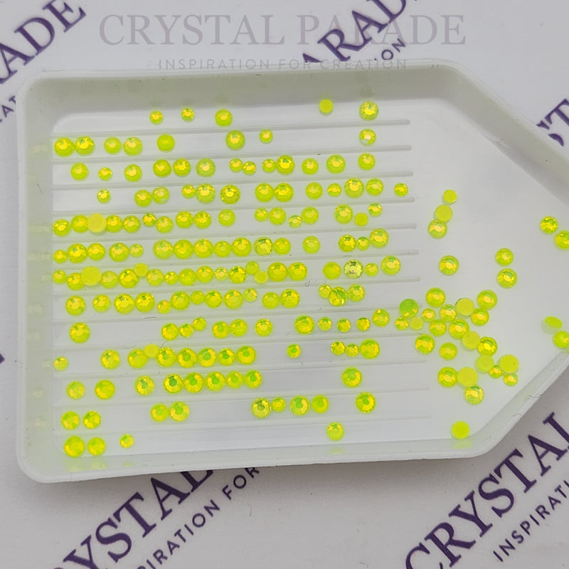 Zodiac Crystals Mixed Sizes Pack of 200 - Citrine Neon Opal