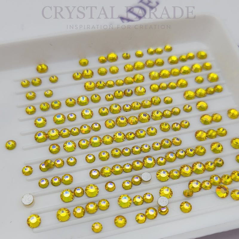 Zodiac Crystals Mixed Sizes Pack of 200 - Citrine Shine