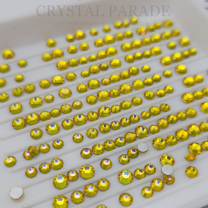 Zodiac Crystals Mixed Sizes Pack of 200 - Citrine Shine
