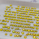 Zodiac Crystals Mixed Sizes Pack of 200 - Citrine Shine