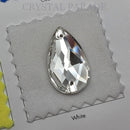 Zodiac Crystal Peardrop Sew on Stone - Clear