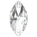 Swarovski 3223 Navette Sew on Stone - Clear