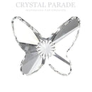 Swarovski 8mm Non Hot Fix Butterfly - Pack of 5 Clear