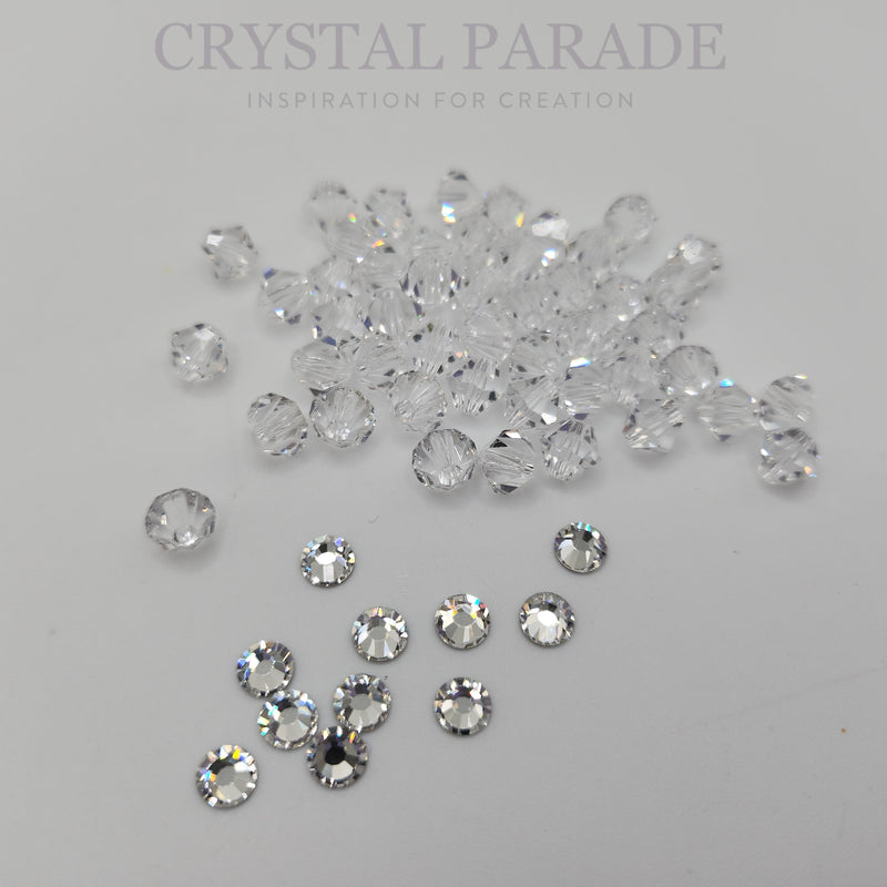 Preciosa Bicone Bead Clear