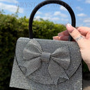Sparkly Bow Handbag