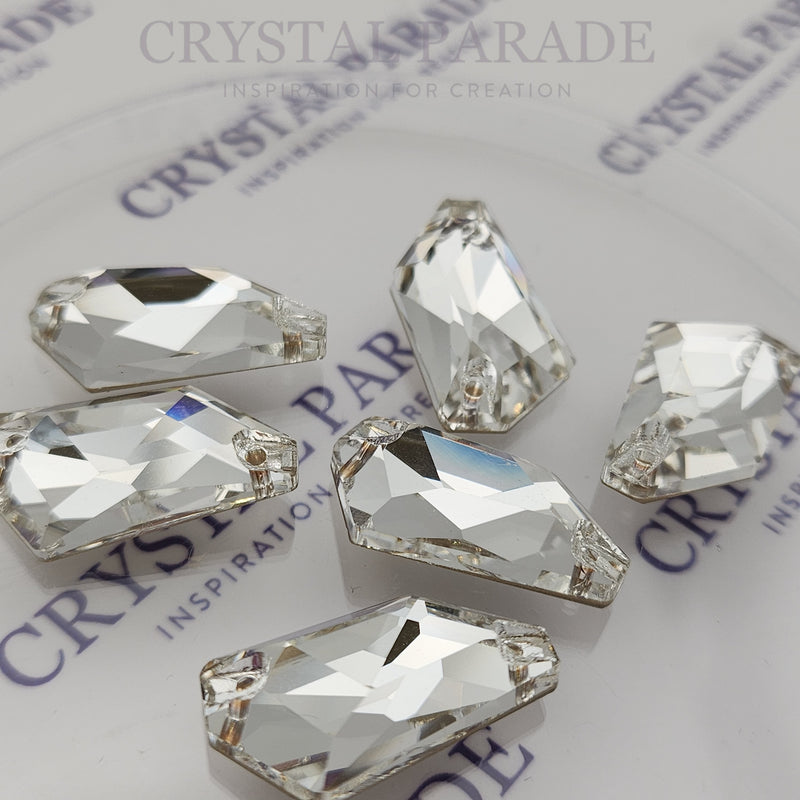 Zodiac Crystal De Art Sew on Stone 13x23mm - Clear