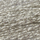 Zodiac Bugle Bead Dropper Bunch - Clear/ Silver