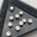 Preciosa MC Chaton Maxima Single Stone Setting Silver - Clear