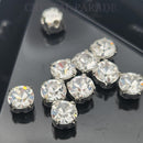 Preciosa MC Chaton Maxima Single Stone Setting Silver - Clear