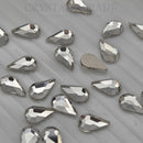 Zodiac Slim Peardrop Shape Clear 6x10mm - Pack of 20