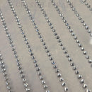 Hotfix Transfer Rhinestone Sheet Straight Lines SS10 (3mm) Clear - 39x30cm