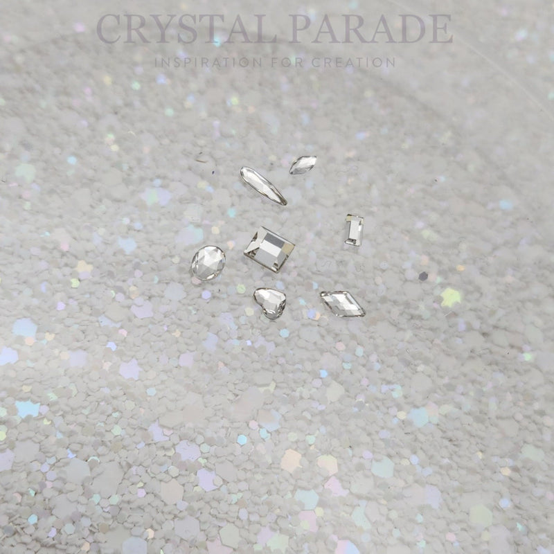 Crystal Parade Tooth Gem Mix - Swarovski Shapes CLEAR