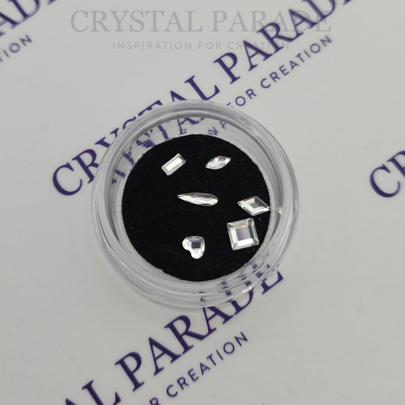 Crystal Parade Tooth Gem Mix - Swarovski Shapes CLEAR