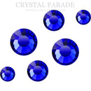 Preciosa No Hot Fix Crystals Mixed Sizes - Pack of 200 Cobalt Blue