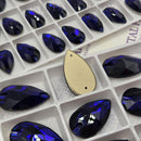 Zodiac Crystal Peardrop Sew on Stone - Cobalt Blue
