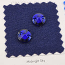 Zodiac Rivoli Sew on Stone - Cobalt Blue