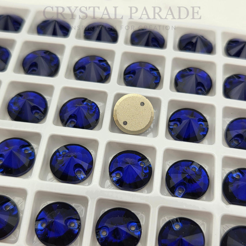 Zodiac Rivoli Sew on Stone - Cobalt Blue