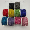 Zodiac Colour Match Cupchain - SS10 (3mm) Crystals - 1 metre