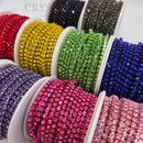 Zodiac Colour Match Cupchain - SS10 (3mm) Crystals - 1 metre
