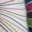 Zodiac Colour Match Cupchain - SS10 (3mm) Crystals - 1 metre