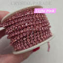 Zodiac Colour Match Cupchain - SS10 (3mm) Crystals - 1 metre